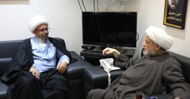 ممثل سماحة المرجع الديني آية الله الشيخ محمد اليعقوبي يزور التجمع