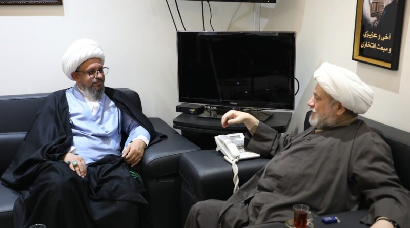 ممثل سماحة المرجع الديني آية الله الشيخ محمد اليعقوبي يزور التجمع