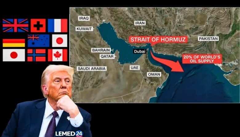 تحالف عسكري لفتح مضيق هرمز.. الرئيس الأمريكي يفشل في حشد الحلفاء