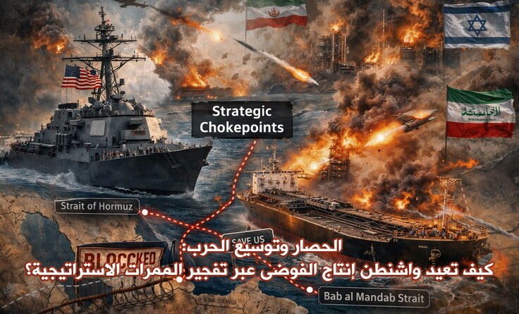 الحصار وتوسيع الحرب: كيف تعيد واشنطن إنتاج الفوضى عبر تفجير الممرات الاستراتيجية؟