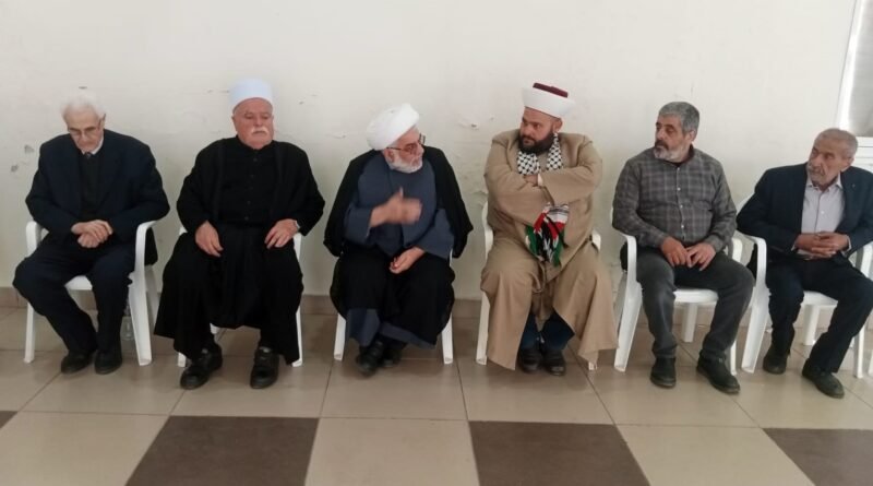 التجمع يشارك في تشييع الشيخ صالح ضو