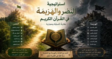 استراتيجيةُ النّصرِ والهَزيمة في القُرآن الكَرِيم لا لنزعةِ الامتلاك والاستغْلال