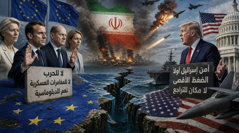 الحرب على إيران تزيد شرخ العلاقات عبر ضفتي الأطلسي.. صوت أوروبي أعلى في وجه واشنطن ومغامراتها العسكرية