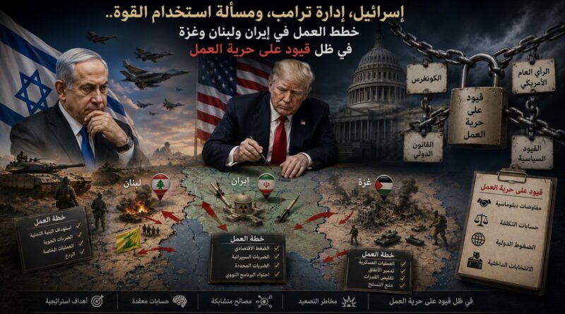 إسرائيل، إدارة ترامب، ومسألة استخدام القوة.. خطط العمل في إيران ولبنان وغزة في ظل قيود على حرية العمل