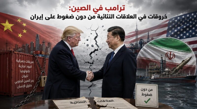 ترامب في الصين: خروقات في العلاقات الثنائية من دون ضغوط على إيران