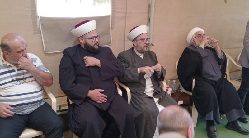‏التجمع يقدم واجب العزاء للشيخ ابراهيم بريدي بوفاة والد زوجته