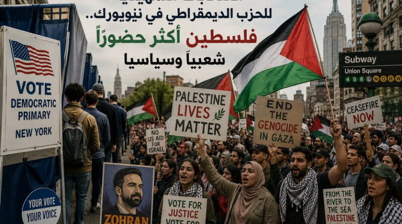 الانتخابات التمهيدية للحزب الديمقراطي في نيويورك.. فلسطين أكثر حضوراً شعبياً وسياسياً