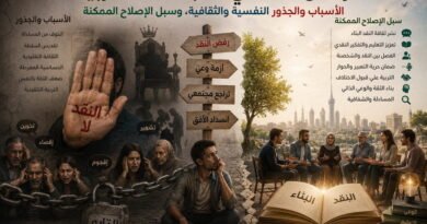 رفض النقد في المجتمعات العربية الأسباب والجذور النفسية والثقافية، وسبل الإصلاح الممكنة