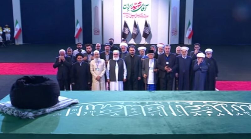 وفد التجمع مشاركاً في مراسم تشييع سماحة السيد القائد (قده)
