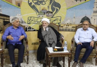 وفد من الحملة العالمية لحق العودة إلى فلسطين يزور التجمع