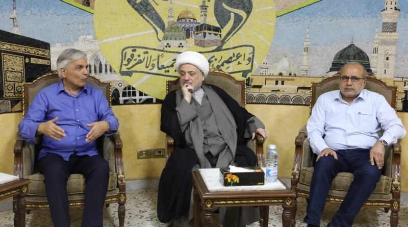 وفد من الحملة العالمية لحق العودة إلى فلسطين يزور التجمع