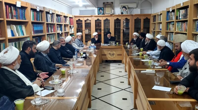 وفد التجمع يزور مؤسسة نهج البلاغة في قم المقدسة