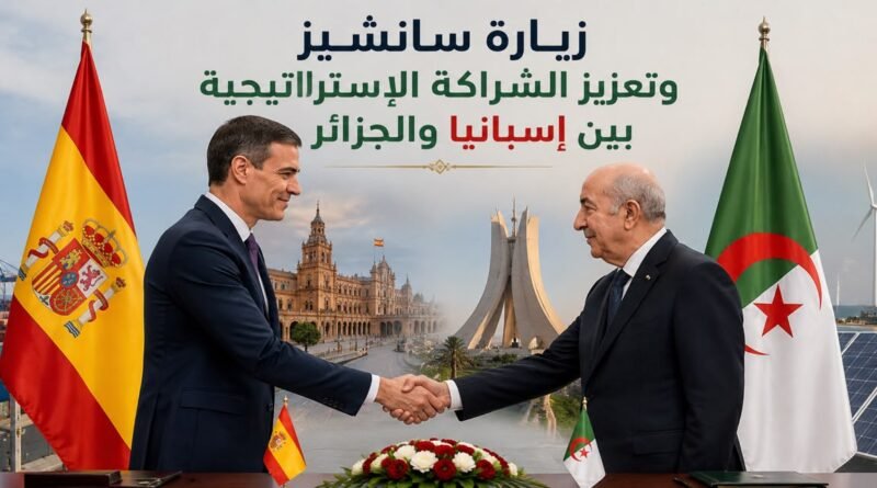 زيارة سانشيز وتعزيز الشراكة الاستراتيجية بين إسبانيا والجزائر