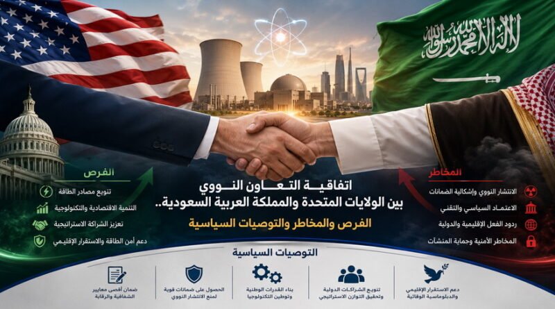 اتفاقية التعاون النووي بين الولايات المتحدة والمملكة العربية السعودية.. الفرص والمخاطر والتوصيات السياسية 