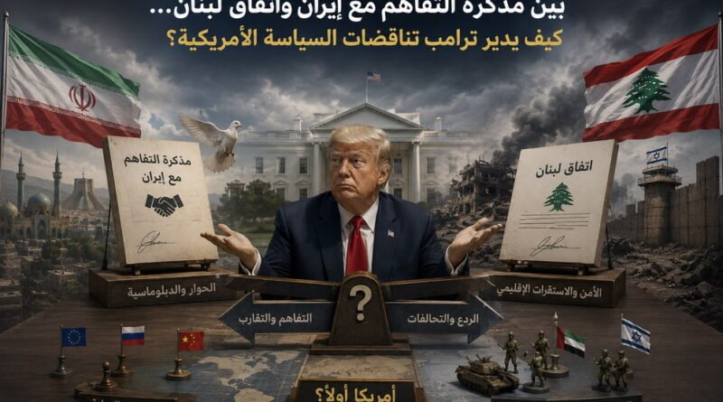 بين مذكرة التفاهم مع إيران واتفاق لبنان… كيف يدير ترامب تناقضات السياسة الأمريكية؟