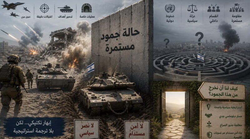 حان وقت كسر الجمود الاستراتيجي – التحدي الجوهري الذي يواجه إسرائيل