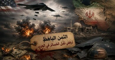 الحرب الجوية الأمريكية ضد إيران: الثمن الباهظ لرفض تقبّل الخسائر في الحرب