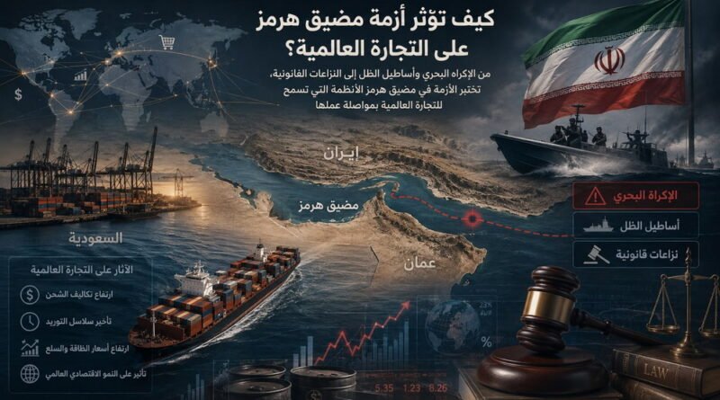 كيف تؤثر أزمة مضيق هرمز على التجارة العالمية؟..