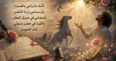 لأنكَ دثّرْتَني بالضياءِ‏.. “إلى المقاوم البطل”