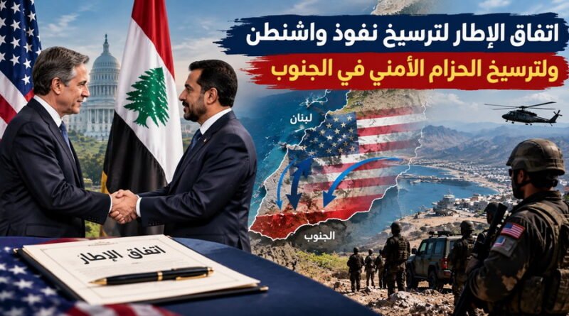 اتفاق الإطار لترسيخ نفوذ واشنطن ولترسيخ الحزام الأمني في الجنوب؟!