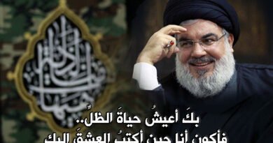 ألفباءُ البوح (إلى مولاي سماحة السيد حسن نصر الله (قده)