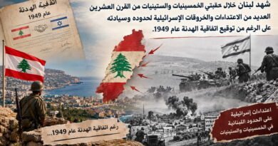 الاعتداءات الصهيونية على لبنان