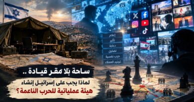 ساحة بلا مقر قيادة.. لماذا يجب على إسرائيل إنشاء هيئة عملياتية للحرب الناعمة؟